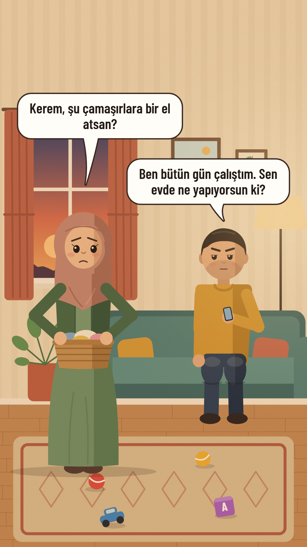 Sen evde ne yapıyorsun ki? kapak karesi